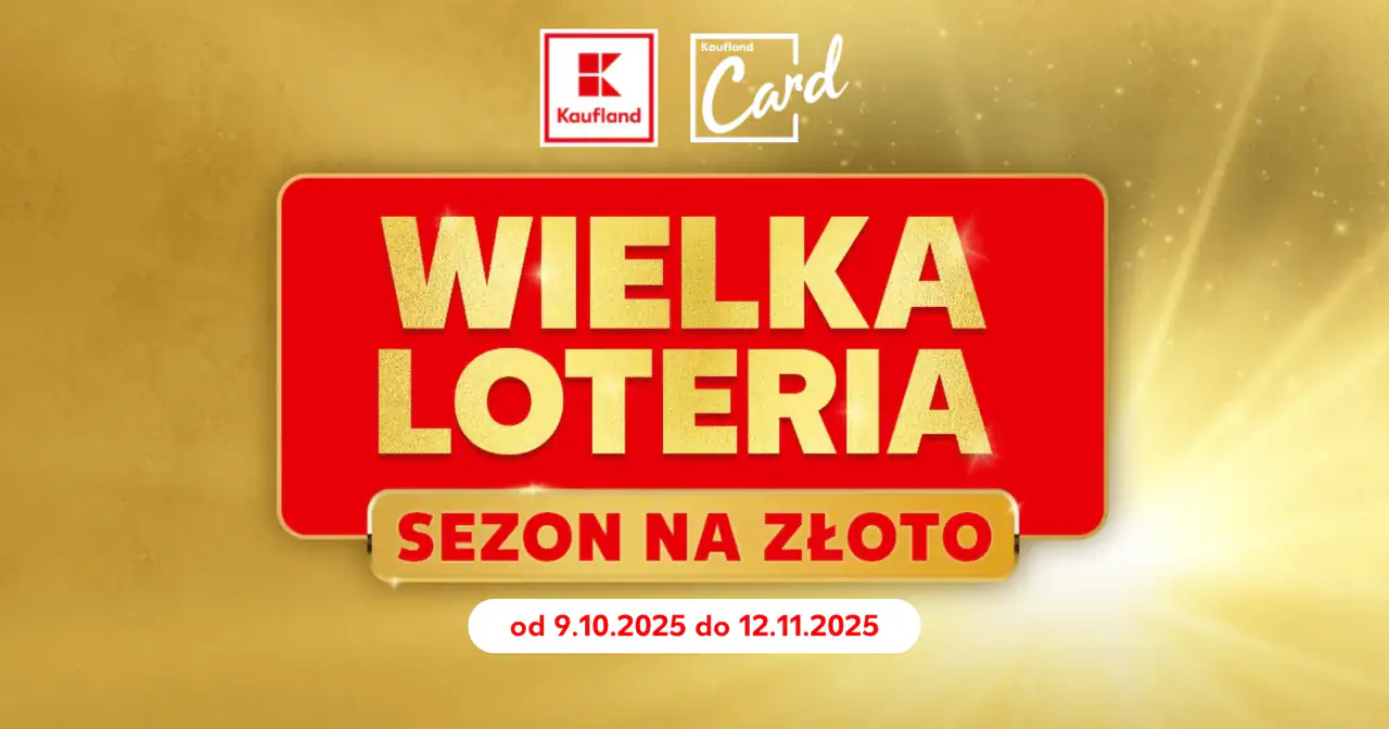 Sztabki złota do wygrania w Kaufland - loteria paragonowa "Sezon na Złoto"