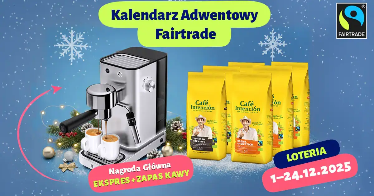Kalendarz Adwentowy Fairtrade 2025 – odkrywaj nagrody każdego dnia