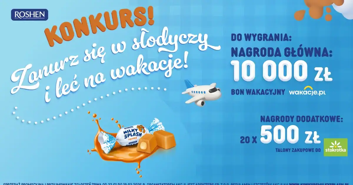 Konkurs Milky Splash x Stokrotka – do wygrania wakacje marzeń!
