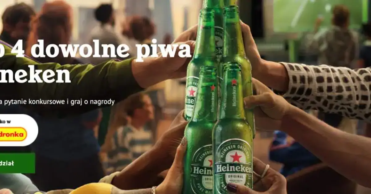 Konkurs Heineken w Biedronce – projektor, cooler i dostęp do CANAL+ do wygrania