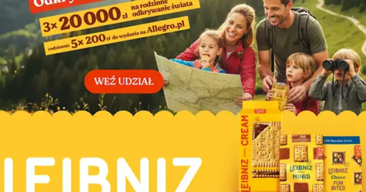 Loteria Leibniz odkrywaj świat z Leibniz – vouchery Allegro i 20 tys. zł do wygrania