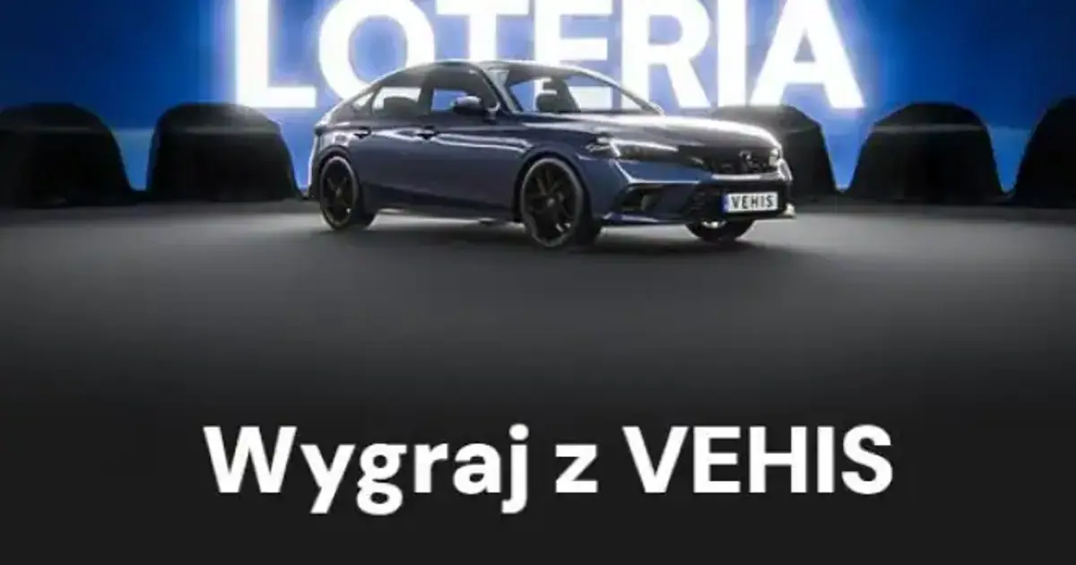 Loteria VEHIS "Wygraj z VEHIS" – szansa na samochód osobowy