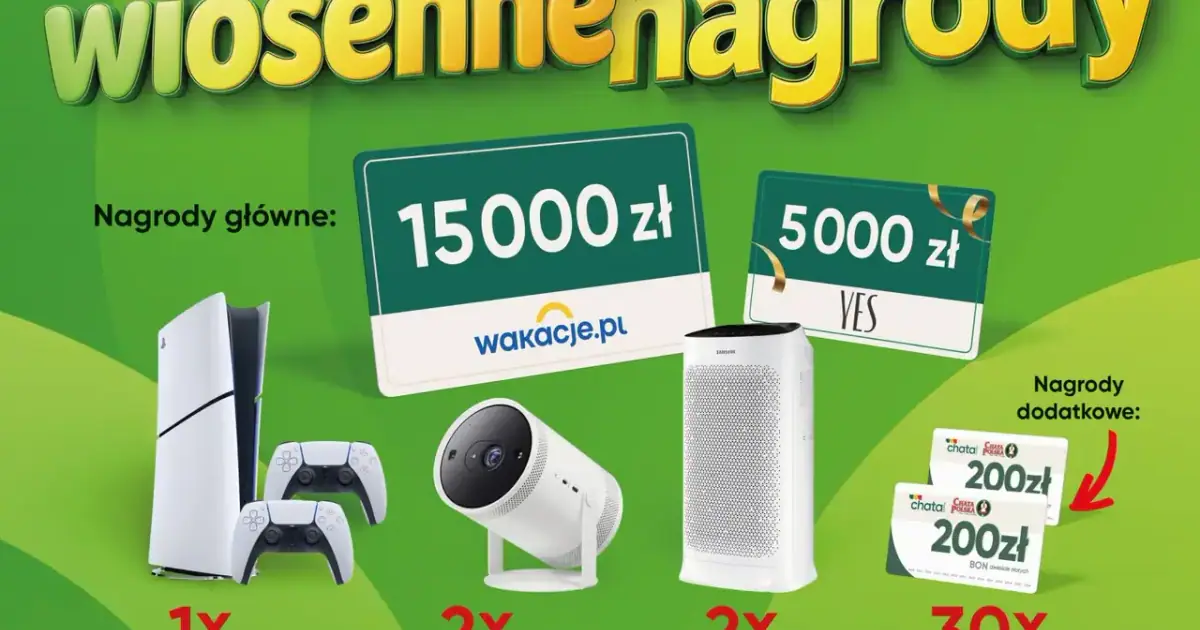 Wiosenna loteria Chaty Polskiej: 15 000 zł na wakacje i wiele innych nagród do wygrania