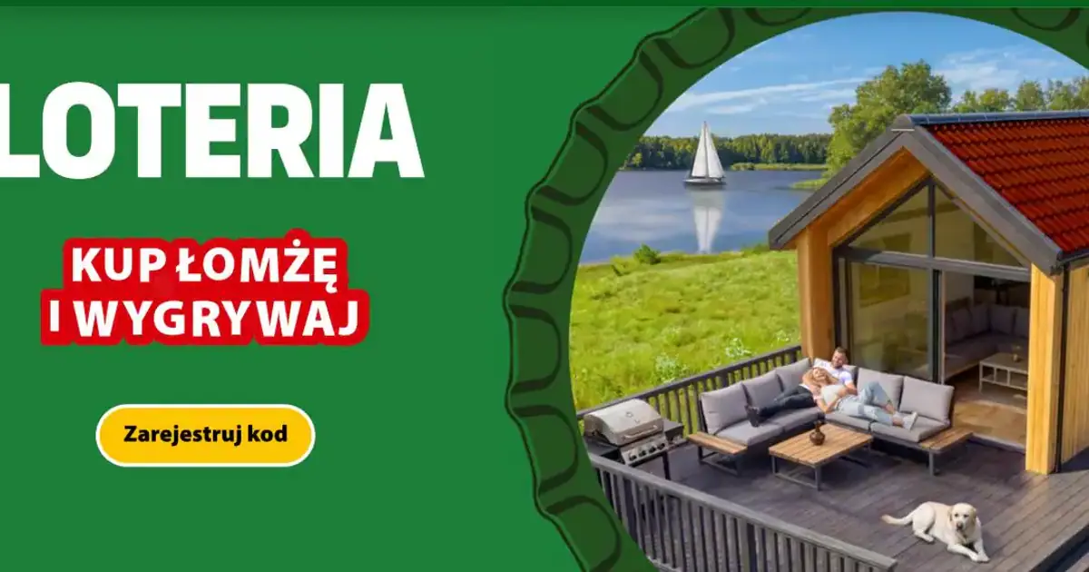 Wielka loteria Łomża 2026 ruszyła! Do wygrania domki na Mazurach i namioty