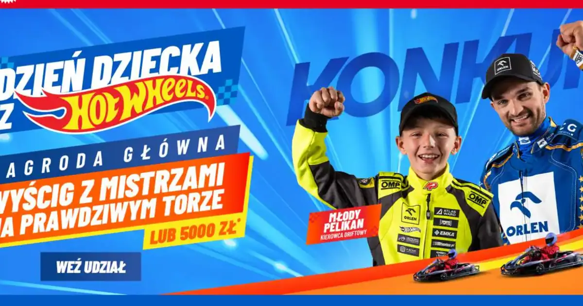 Konkurs Hot Wheels na dzień dziecka — emocjonujące nagrody czekają do czerwca