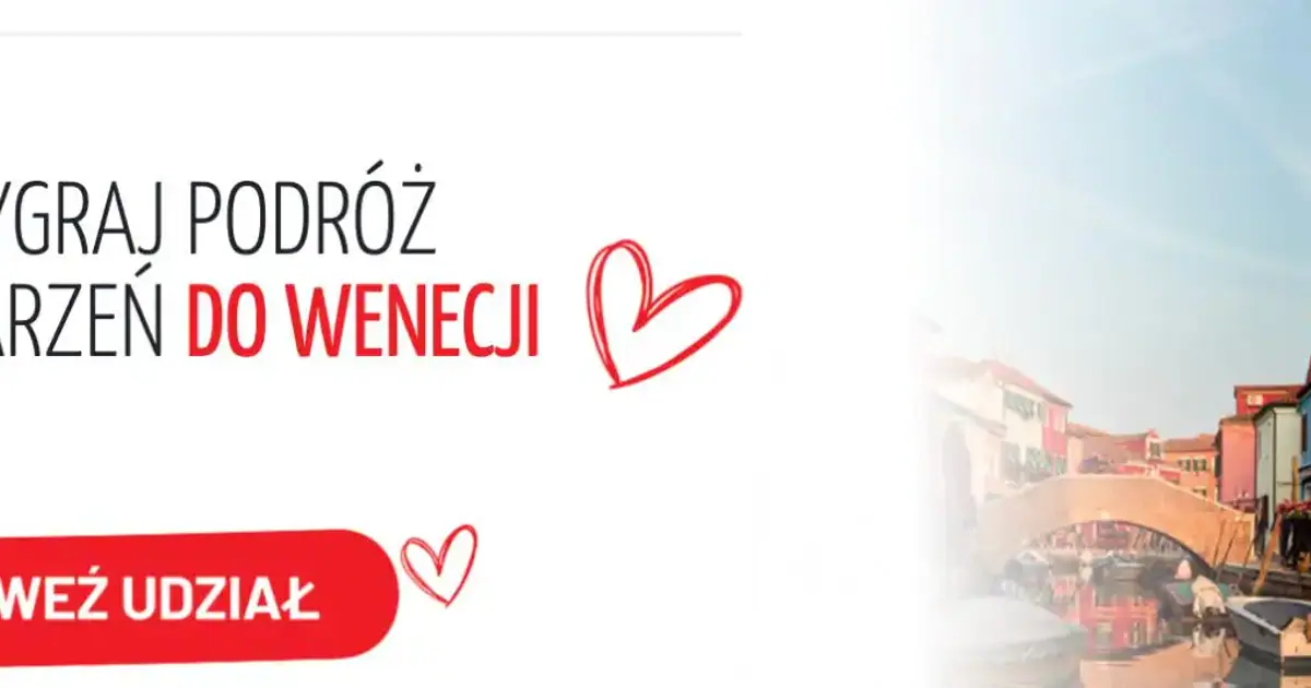 Loteria Venezia x Biedronka: wygraj wyjazd do Wenecji za zakupy