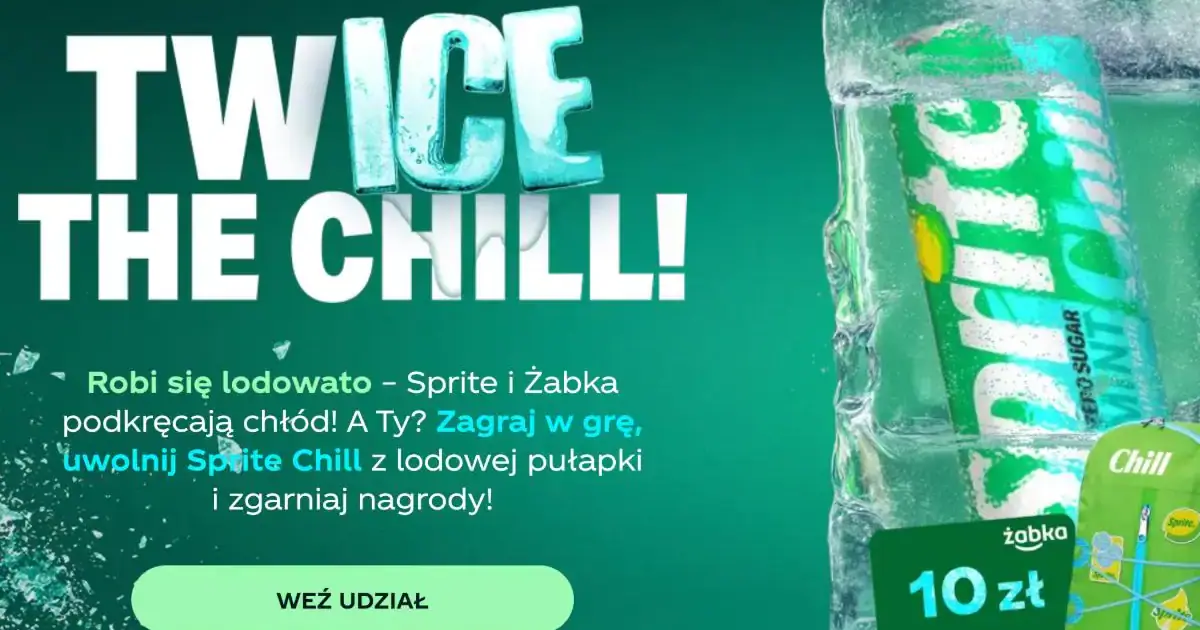 Sprite x Żabka "Twice the chill" – konkurs z nagrodami czeka na Ciebie