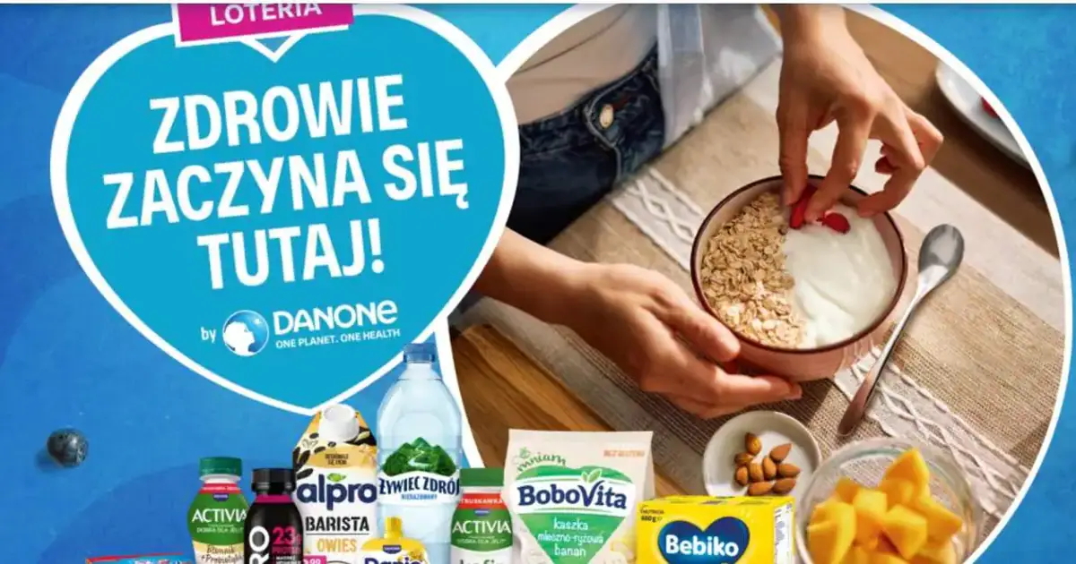 Wygraj air fryer Philips lub bon do Kross w loterii Danone i partnerów