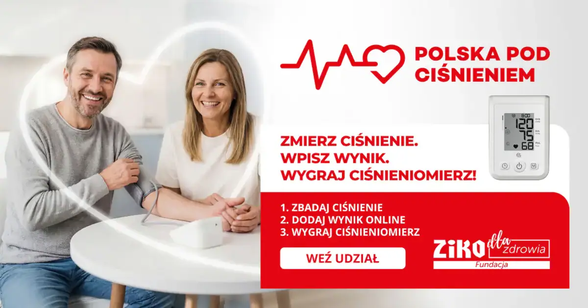 Polska pod ciśnieniem - konkurs Fundacji Ziko z 100 ciśnieniomierzami do wygrania