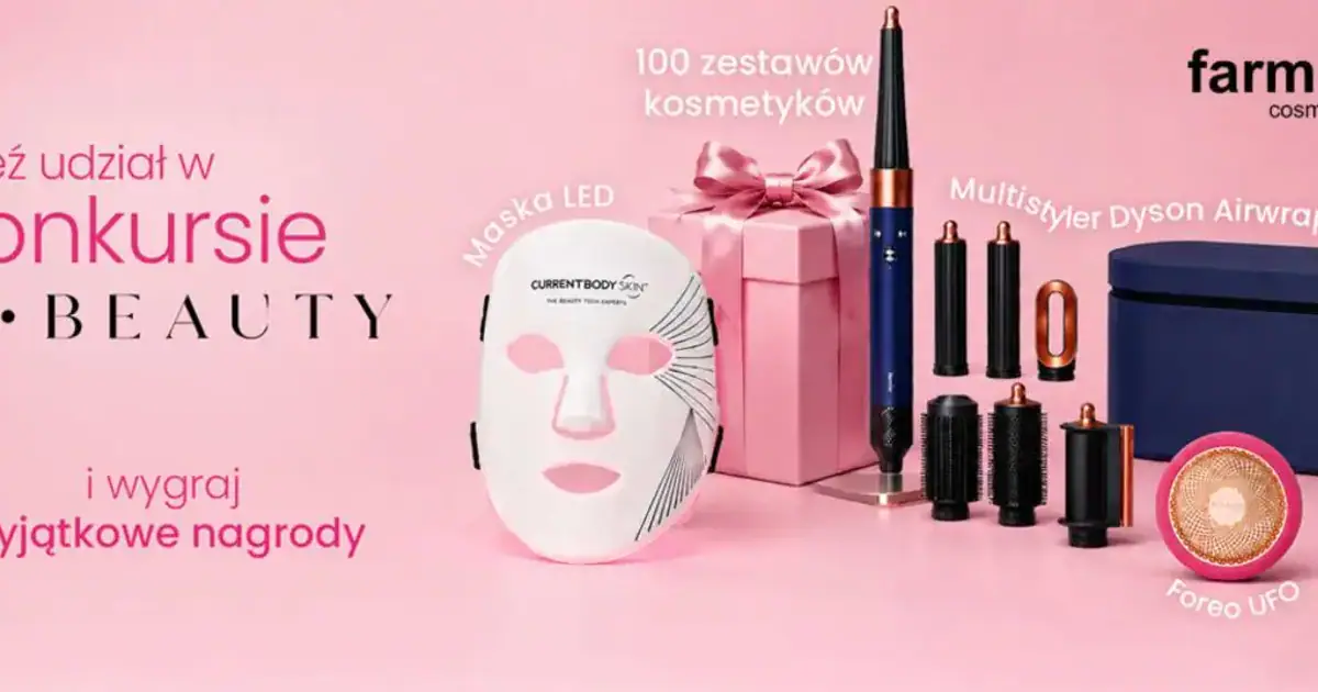 Konkurs Farmona P-Beauty: wygraj Dyson Airwrap i zestawy kosmetyków