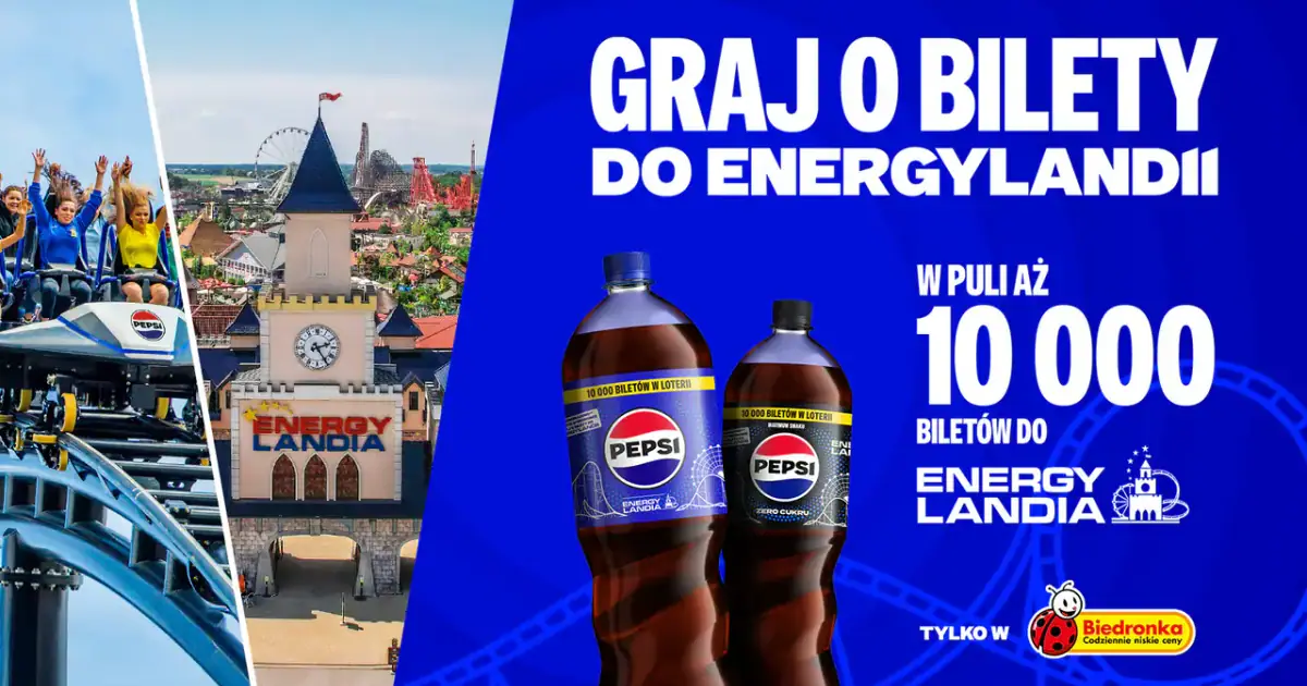 Pepsi i Biedronka rozdają e-bilety do Energylandii. Jak wziąć udział w loterii