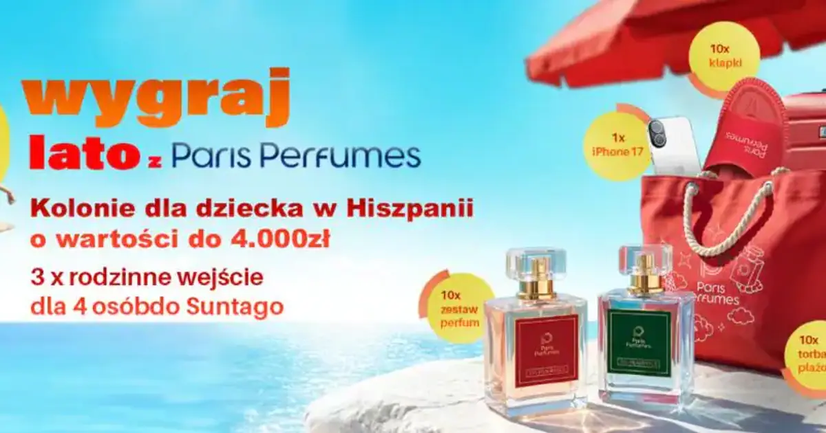 Konkurs Paris Perfumes oferuje wyjazd do Hiszpanii i iPhone'a do 12 lipca