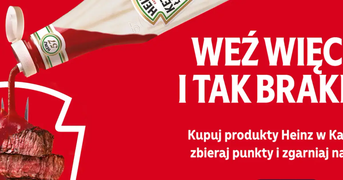 Konkurs Heinz x Kaufland: wygraj 10 000 zł za zakupy w supermarkecie