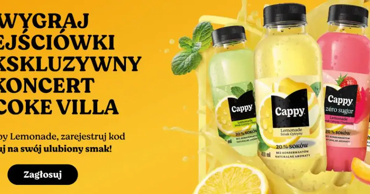 Loteria Cappy x Żabka z koncertem w Coke Villa trwa do połowy lipca