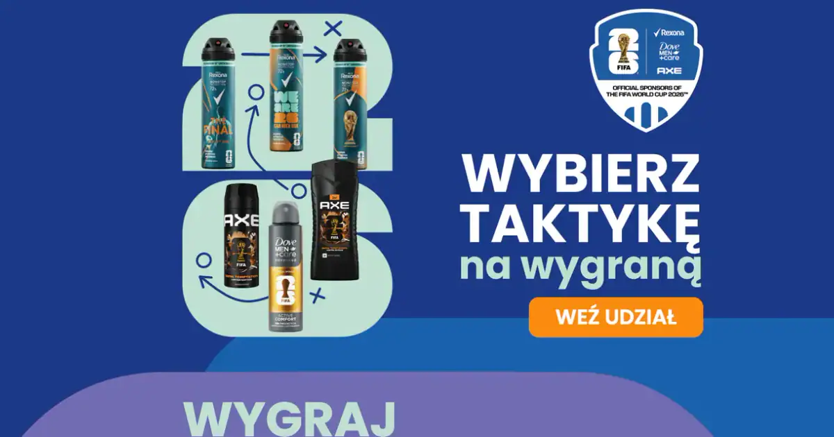 Loteria Rexona, Dove Men+Care i Axe: wygraj do 50 tys. zł do 16 lipca
