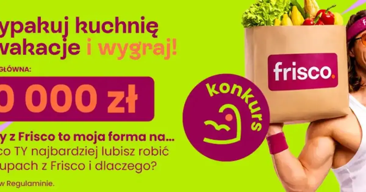 Konkurs Frisco.pl: 10 tysięcy złotych i vouchery do wygrania za opowieść o zakupach