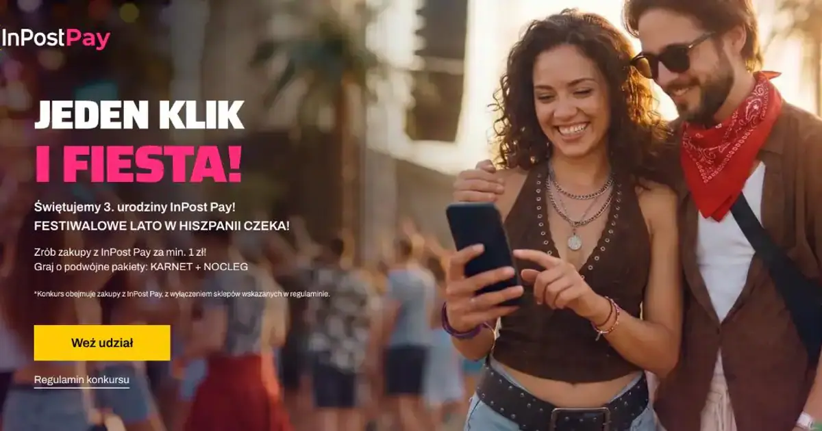 Konkurs InPost Pay z nagrodami na hiszpańskie festiwale do 31 lipca