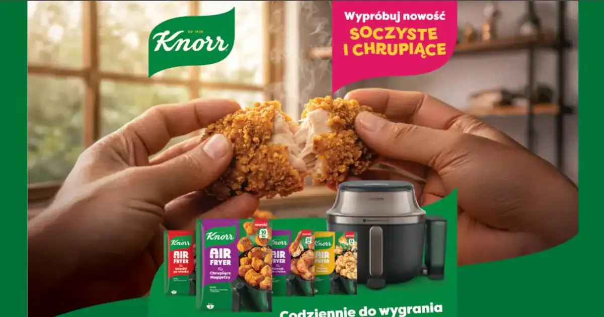 Loteria Knorr rozdaje 28 frytkownic Airfryer do końca sierpnia