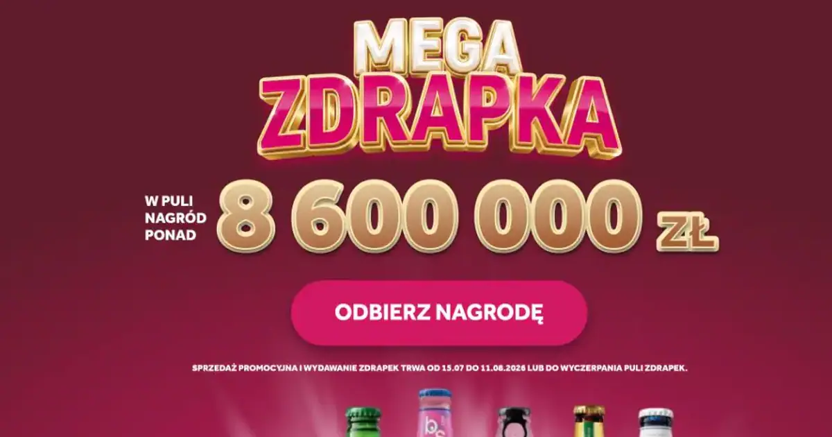 Zdrapka Carlsberg w Żabce: 100 tys. zł i bilety na festiwale do wygrania