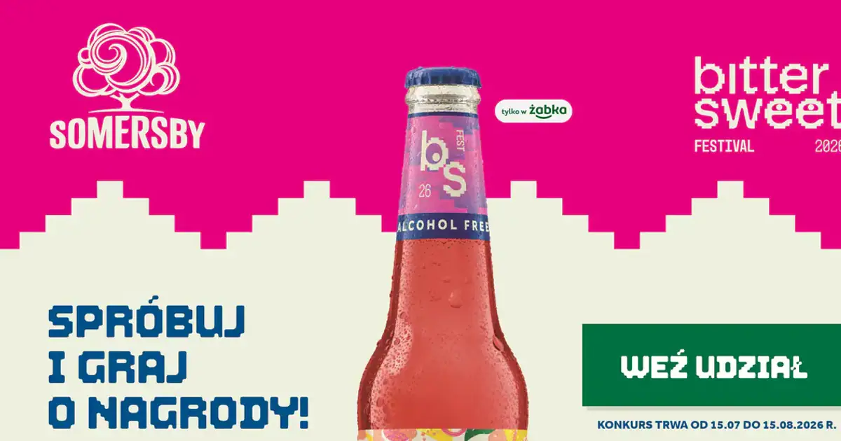 Konkurs Somersby x Żabka: wygraj słuchawki AirPods Max lub bluze do 15 sierpnia