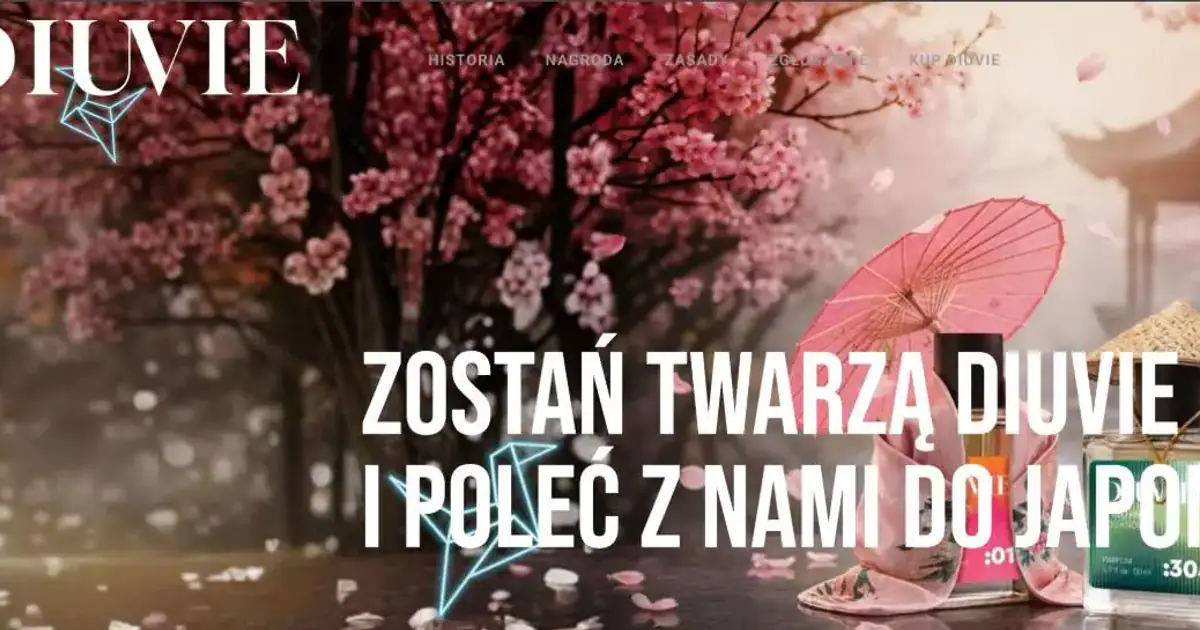 Konkurs DIUVIE: wyjazd do Japonii dla twórców treści o perfumach