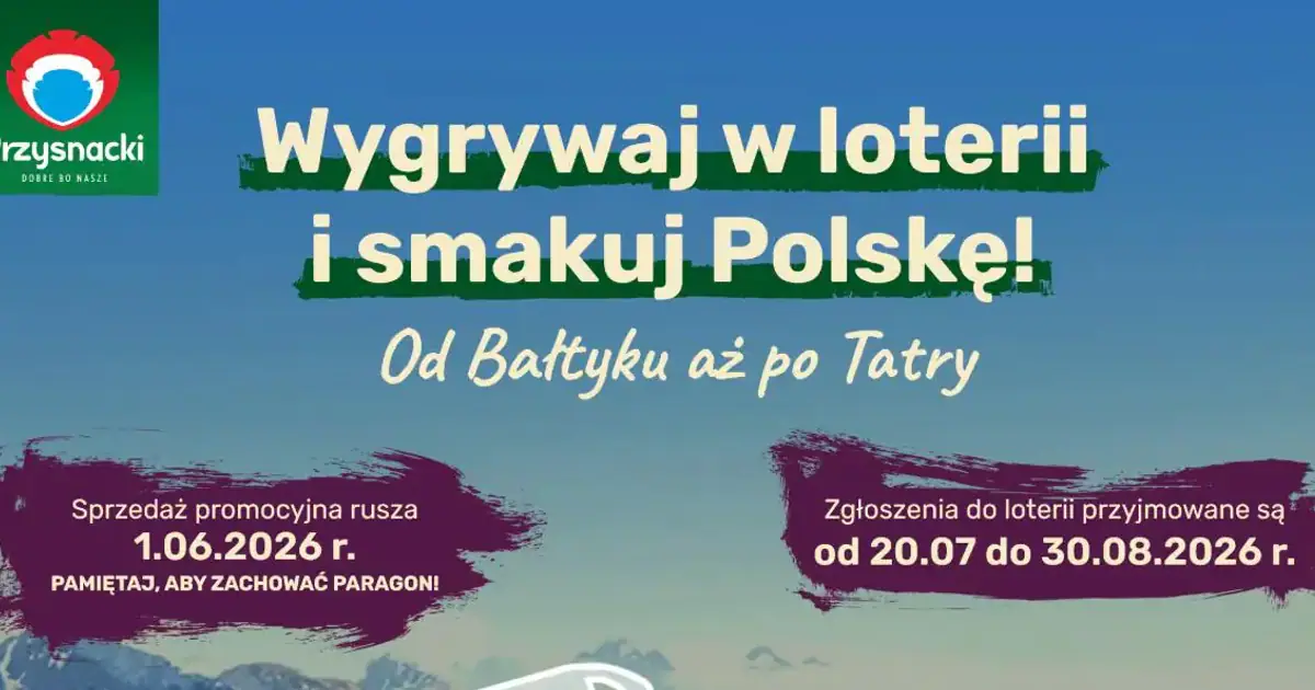 Loteria Przysnacki rozdaje 100 tys. zł i vouchery do Slowhop