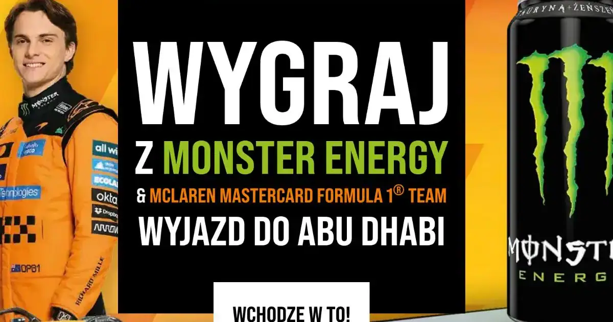 Wygraj wyjazd do Abu Zabi i gadżety McLaren. Ruszyła akcja Monster