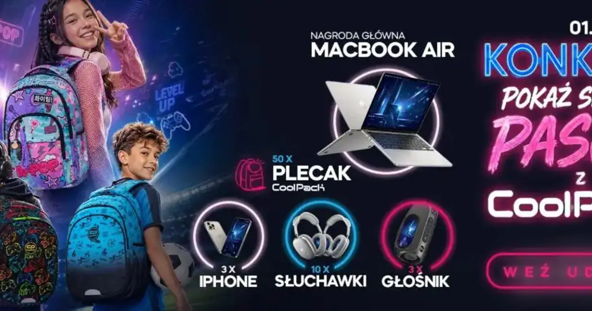 Wygraj MacBooka i inne nagrody w konkursie CoolPack x Selgros
