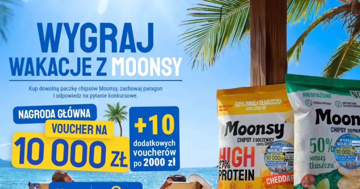 Wygraj wakacje z Moonsy. Do zdobycia vouchery o wartości 30 000 zł