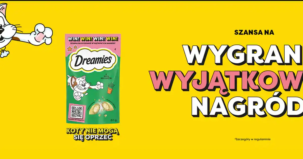 Wygraj 50 000 zł i sprzęt w akcji Dreamies do 30 września