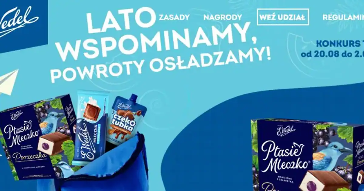 Do wygrania iPhone 17 oraz bony. Konkurs E. Wedel w INTERMARCHE