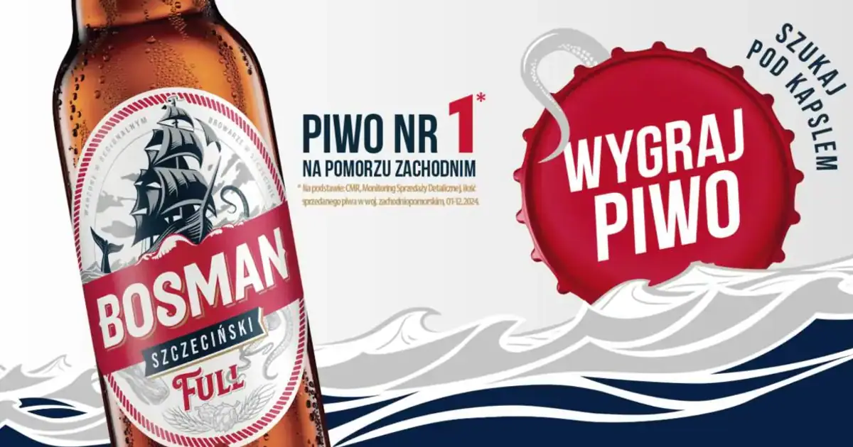 Do wygrania 580 tysięcy piw. Ruszyła loteria Bosman 2026
