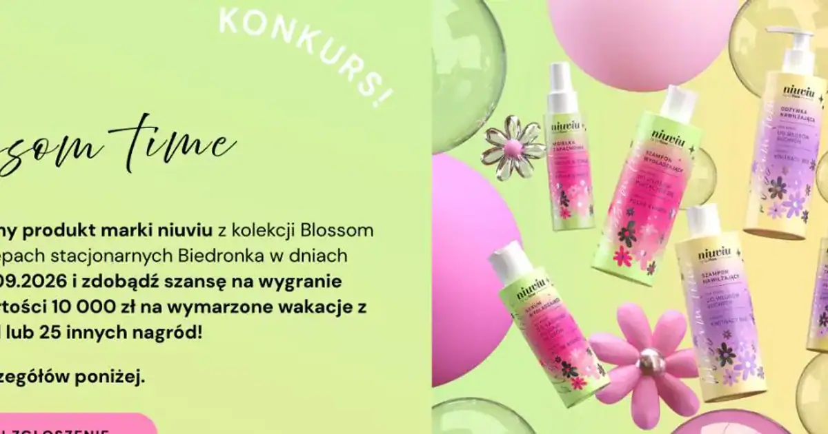 Wygraj 10 000 zł na wakacje. Niuviu i Biedronka rozdają nagrody