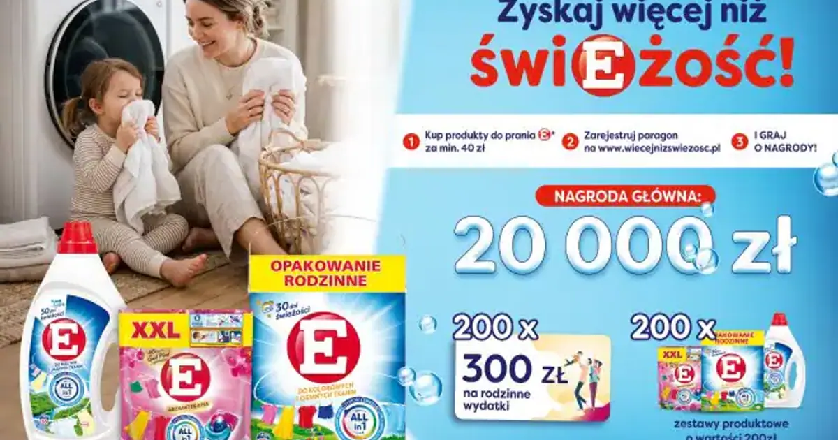 Wygraj 20 000 zł w loterii E. Zgłoszenia do 30 września