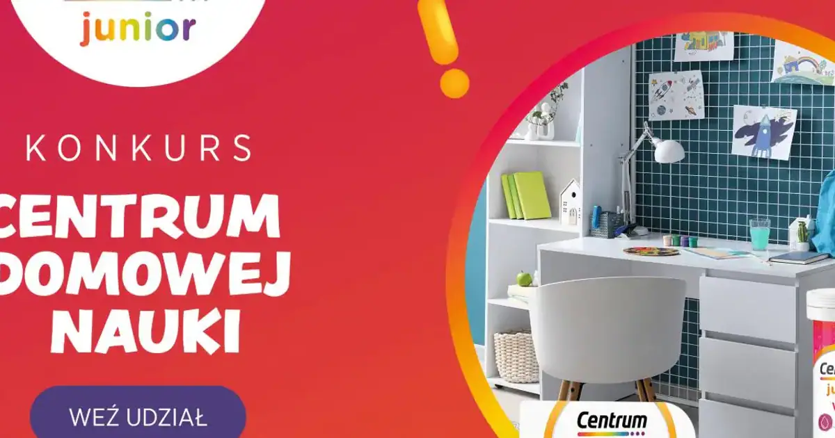 Wygraj 5000 zł na domową naukę w konkursie Centrum