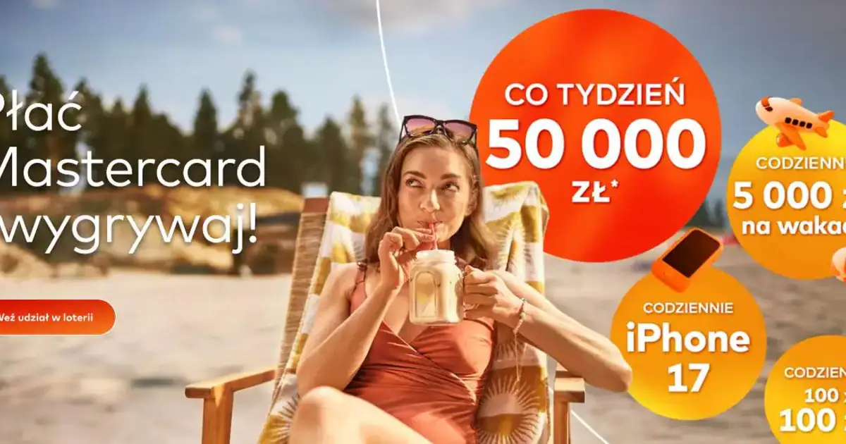 Do wygrania 50 tys. zł, iPhone’y i bony. Mastercard rusza z loterią
