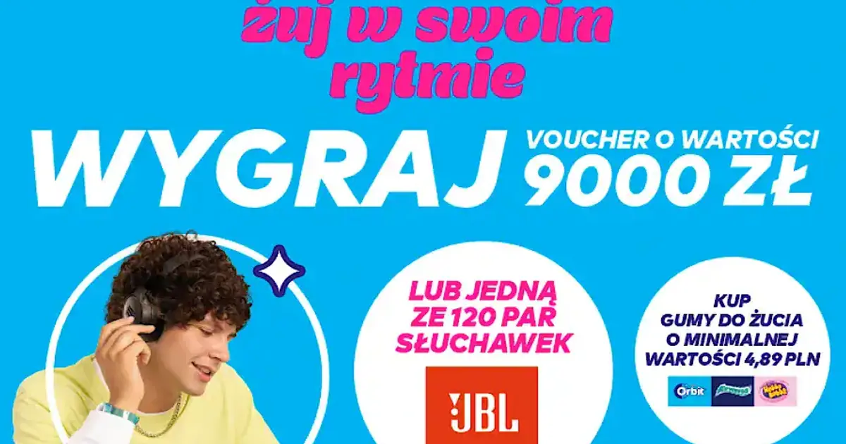 Wygraj voucher 9000 zł i słuchawki JBL w akcji Orbit