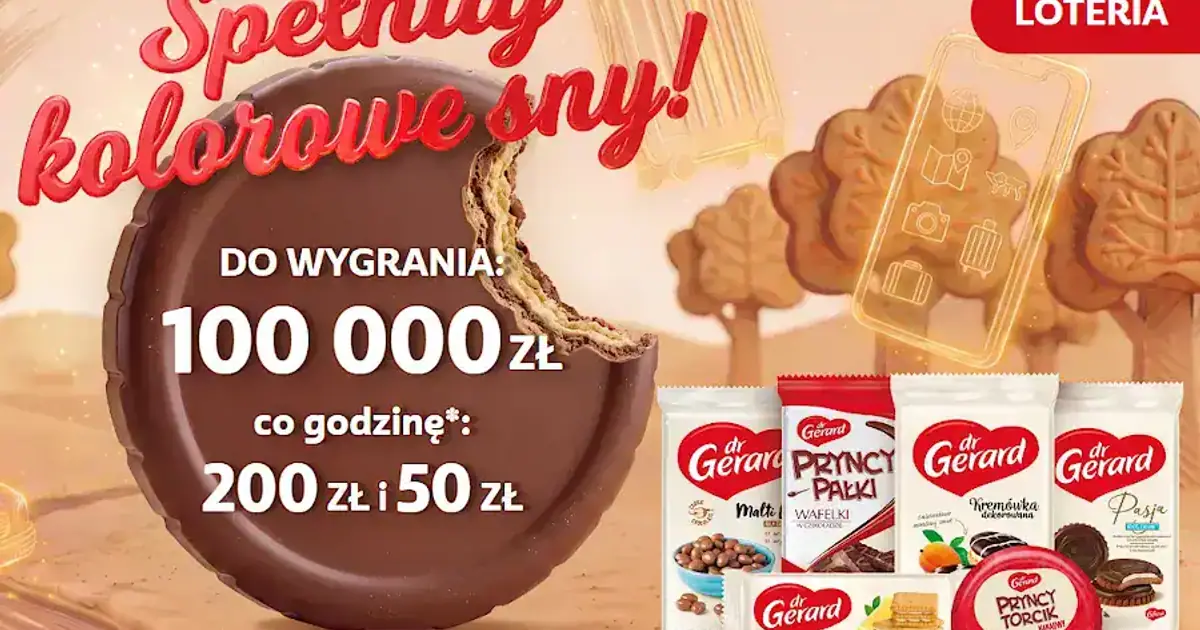 Do wygrania 100 000 zł w loterii dr Gerard do 22 października