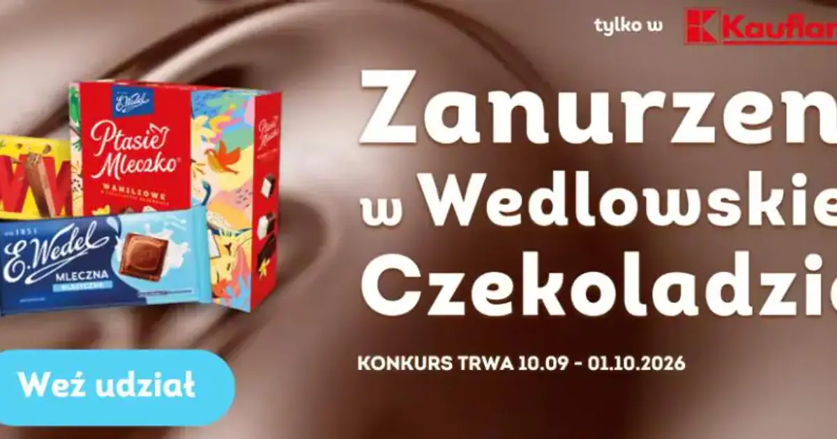 Wygraj iPhone’a 17 lub robota Xiaomi w konkursie E.Wedel