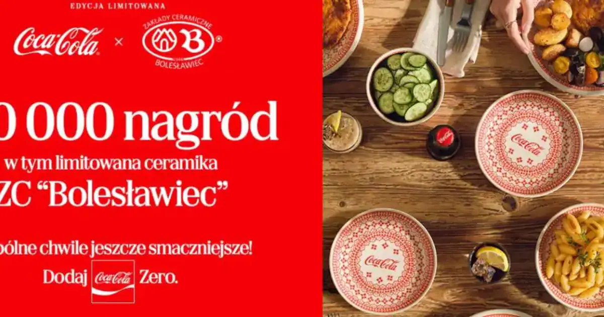 Wygraj ceramikę ZC Bolesławiec w loterii Coca-Cola do 30 października