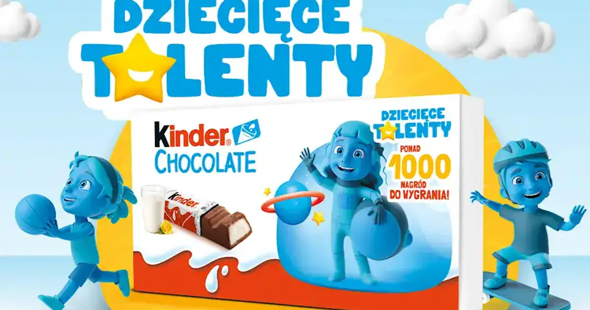 Do wygrania karty Allegro i 15 000 zł w akcji Kinder Chocolate