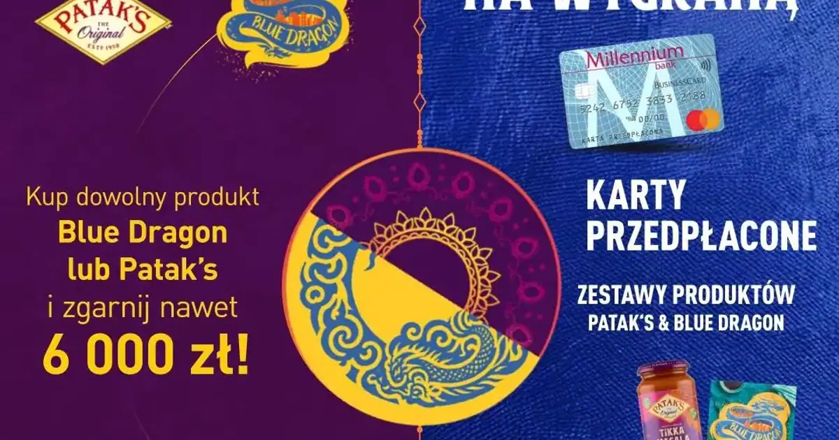 Wygraj 6000 zł w konkursie Blue Dragon. Akcja trwa do 31 października