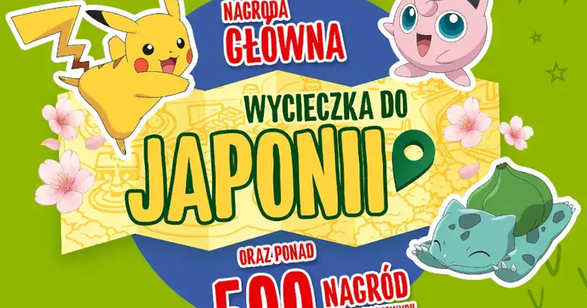 Wygraj wycieczkę do Japonii i nagrody Pokémon z Kubusiem