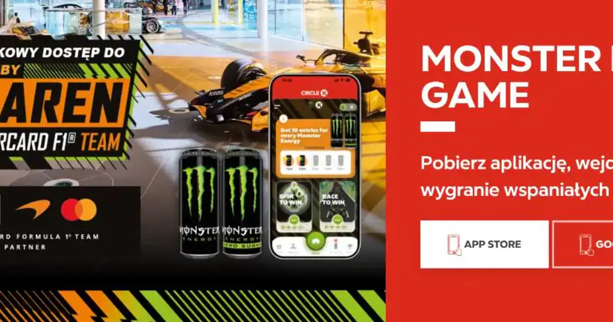 Wygraj podróż do Wielkiej Brytanii w Monster Energy Game