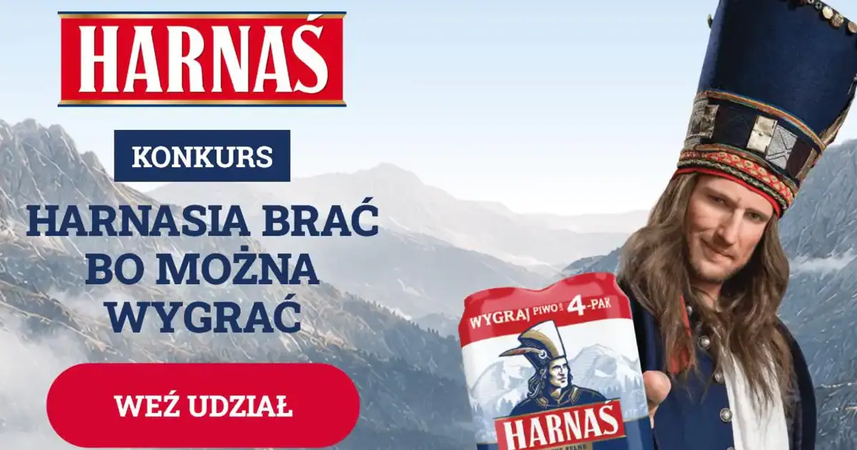 Wygraj bluzę lub czapeczkę Harnaś w konkursie Netto