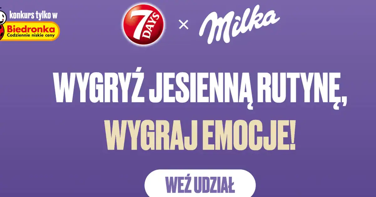 Wygraj voucher ITAKA wart 15 000 zł z Milka i Biedronką