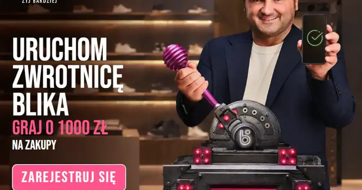 Wygraj czek BLIK o wartości 1000 zł. Ruszyła akcja Zwrotnica Blika