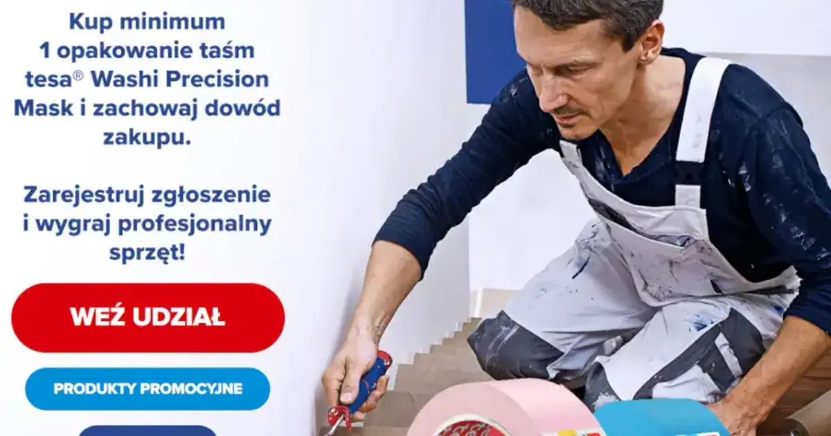 Wygraj sprzęt Makita. Ruszyła loteria TESA z taśmami Washi