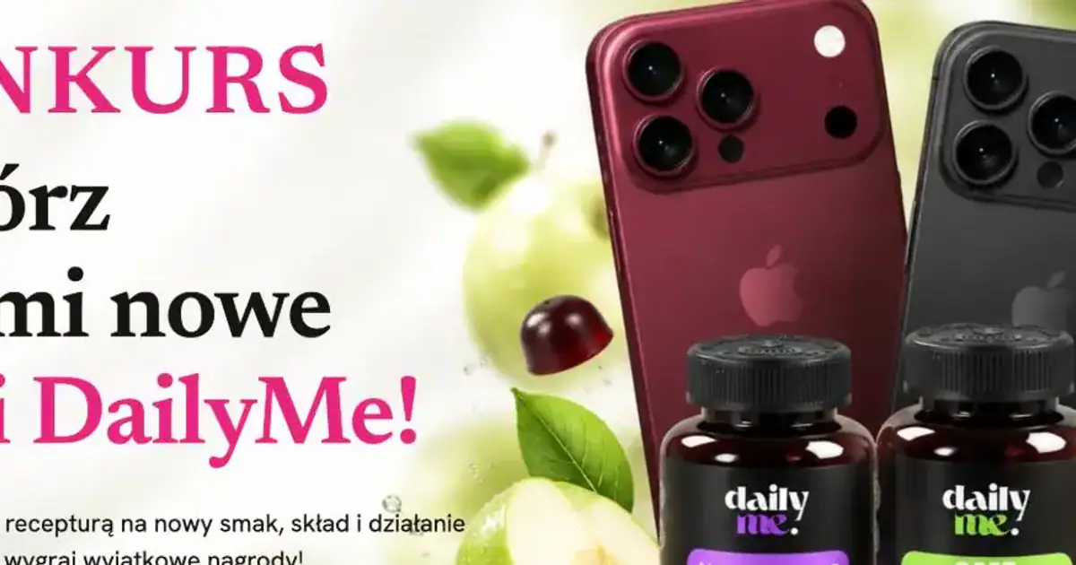Wygraj iPhone’a 18 Pro Max, proponując smak żelków DailyMe