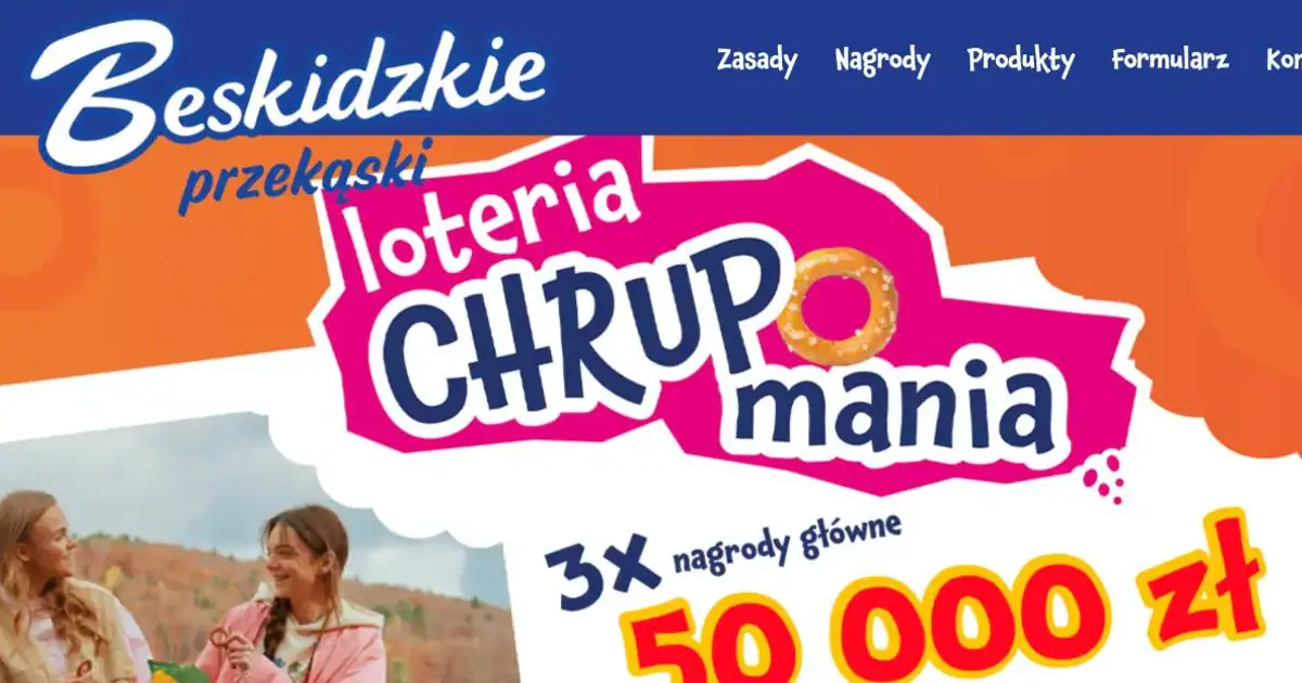Wygraj 50 000 zł w loterii Beskidzkie Przekąski do 23 grudnia